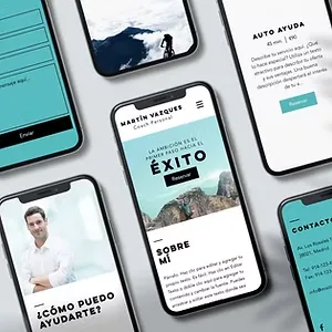 おしゃれなホームページの表示イメージ