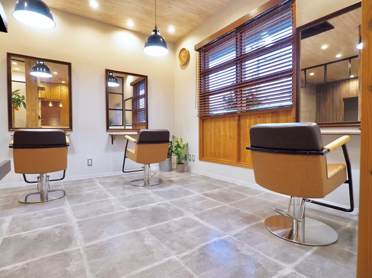 美容室のレイアウト｜17坪の動線設計