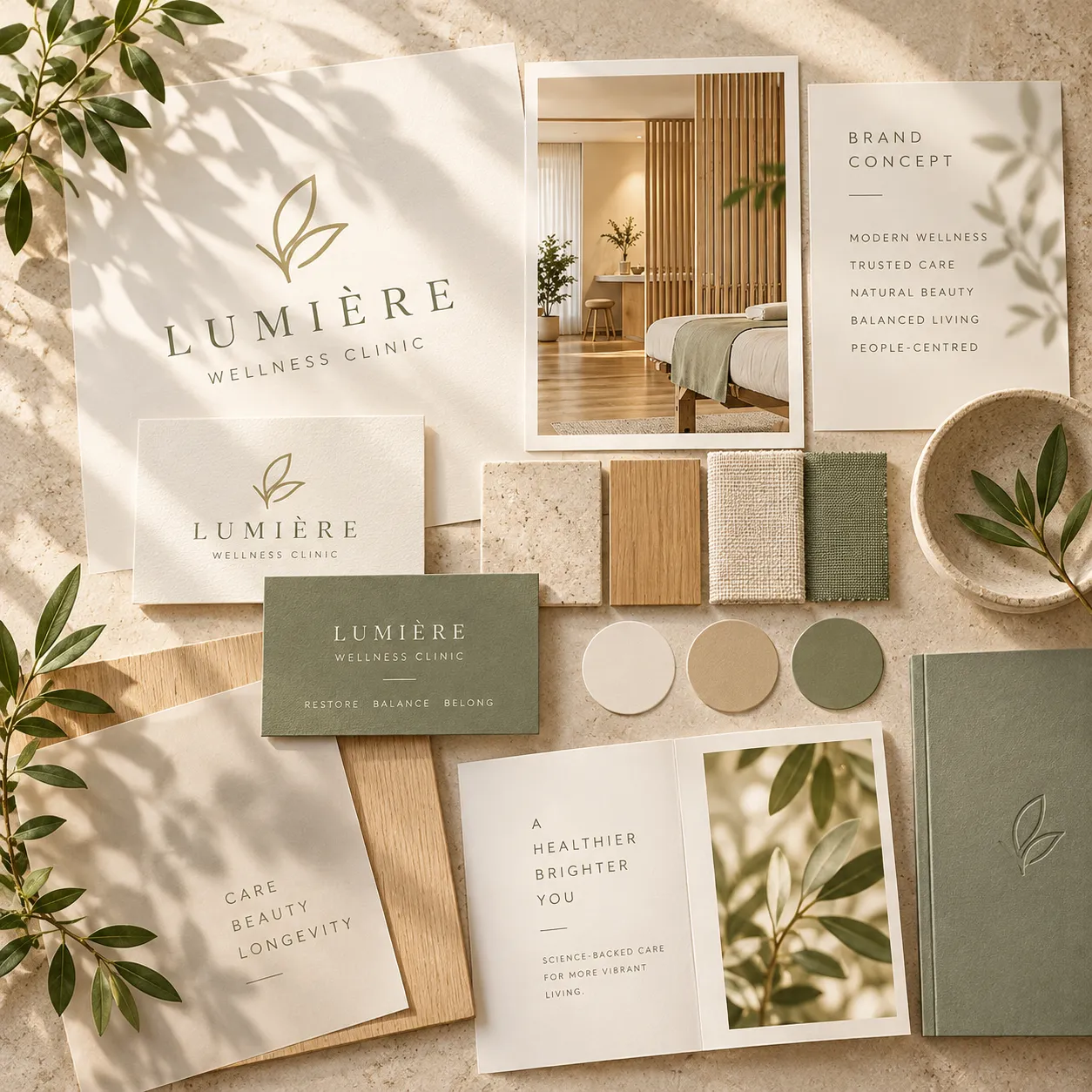 wellness SALON BRANDING